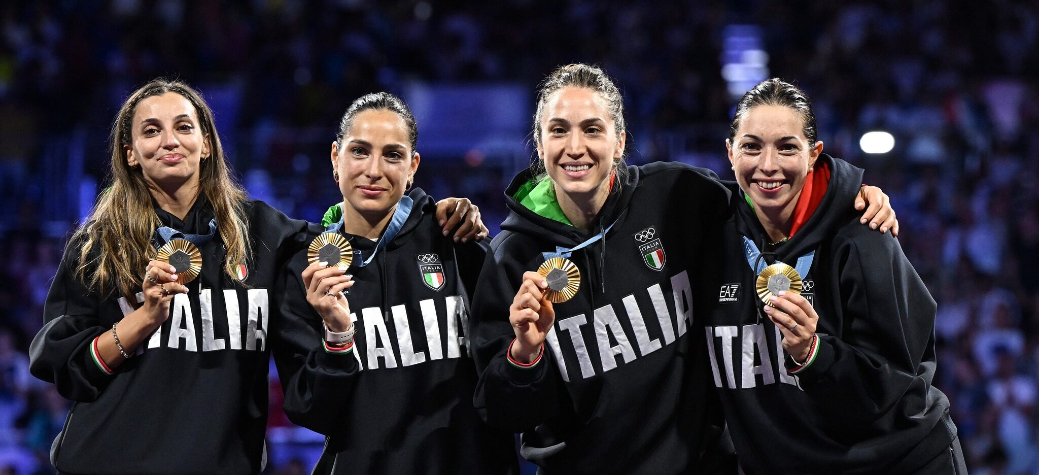 Giochi Olimpici Parigi 2024 ORO LItalia Della Spada Femminile Sale